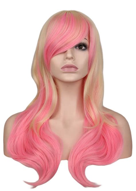 blonde to pink wig